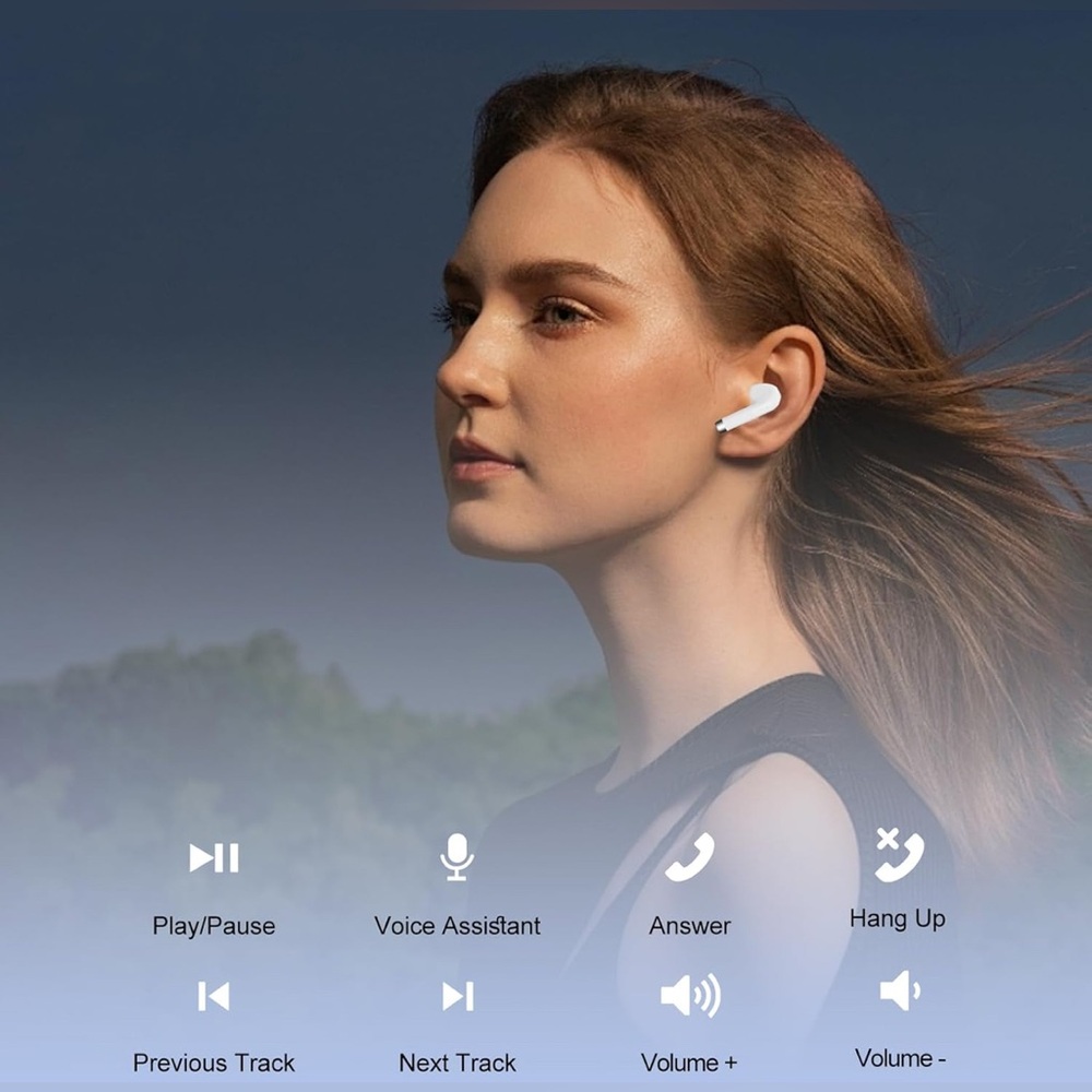 Bluetooth Earbuds w/ LED Display, 40-hour Playtime, IPX5 Waterproof - Picture 7 of 8